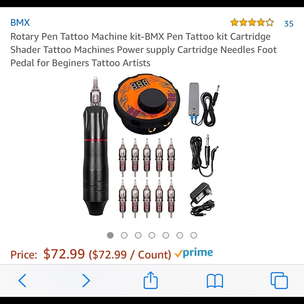 Rotary pen tattoo machine